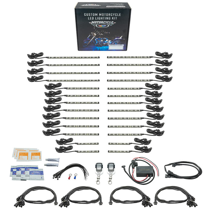 26pc Advanced Million Color SMD LED Motorcycle Lighting Kit