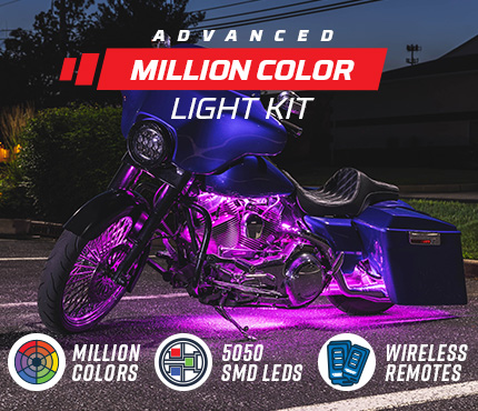 Advanced Million Color SMD LED Motorcycle Lighting Kit