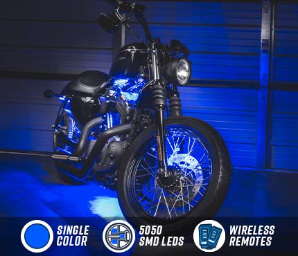 Advanced Blue Mini SMD LED Motorcycle Lighting Kit