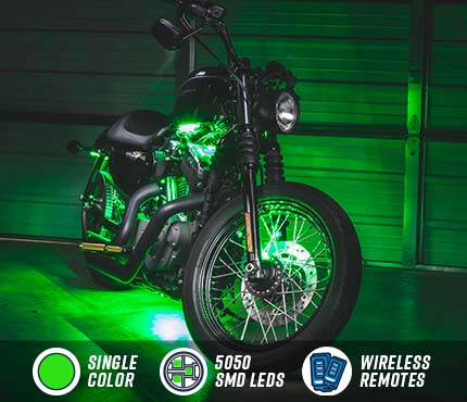 Advanced Green Mini SMD LED Motorcycle Lighting Kit