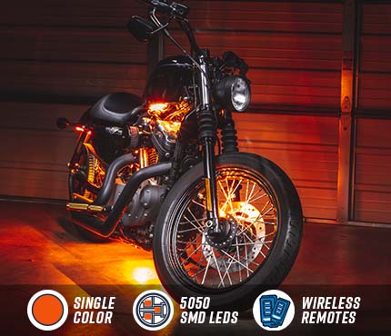 Advanced Orange Mini SMD LED Motorcycle Lighting Kit