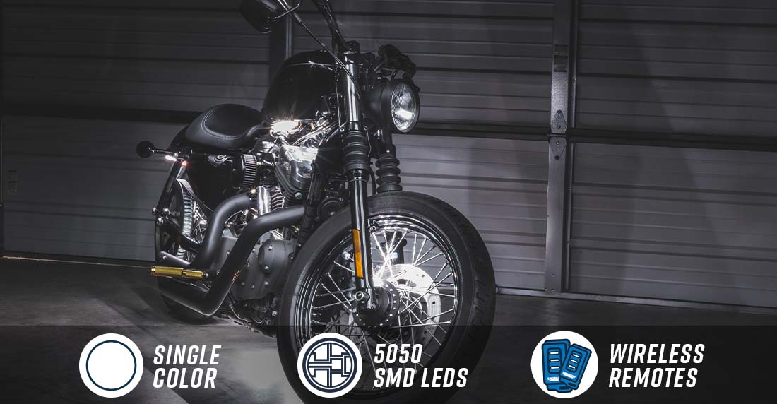 Advanced White Mini SMD LED Motorcycle Lighting Kit