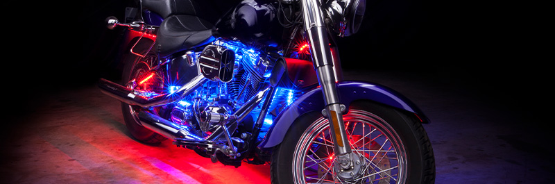 Smartphone Motorcycle LED Lights