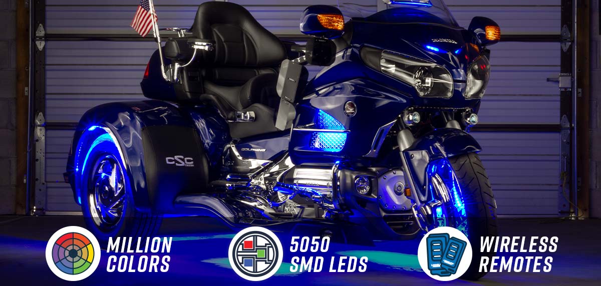 Advanced Million Color SMD LED LiteTrike II Lighting Kit