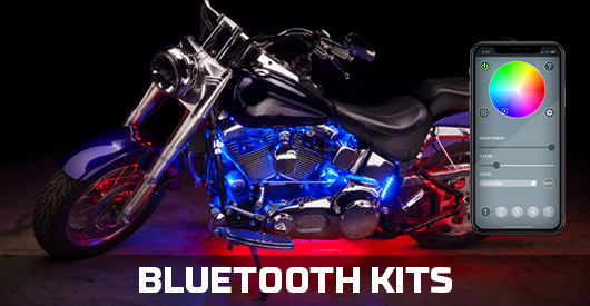 Bluetooth Multi-Color Motorcycle LED Lights