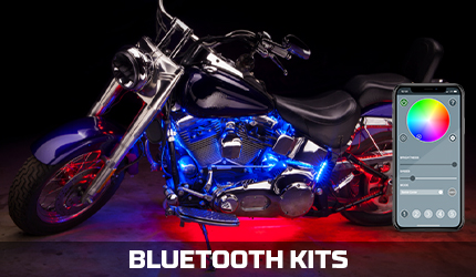 Bluetooth Multi-Color Motorcycle LED Lights