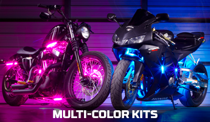 Upgrade Your Motorcycle With A Rgb Led Light Kit Multi color - Temu