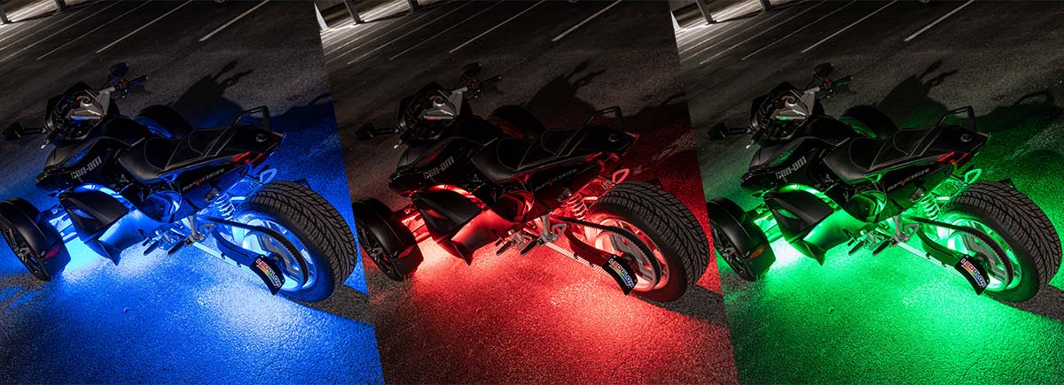 Bluetooth Advanced Million Color LED Lighting Kit for Can-Am Spyder