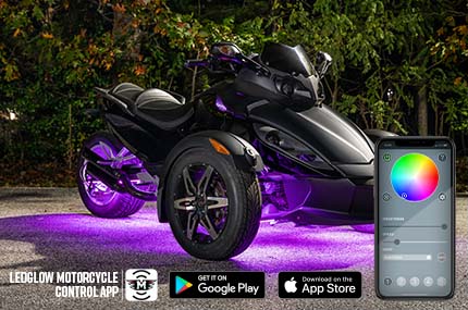 Bluetooth Advanced Million Color LED Lighting Kit for Can-Am Spyder